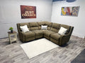 Brown Reclining Sectional Couch