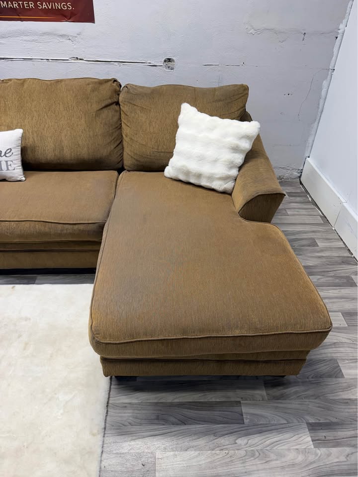 Ashley Furniture Tan 3 Piece Sectional Couch