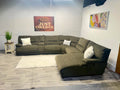 Ashley Furniture Brown Modular Power Reclining Sectional Couch