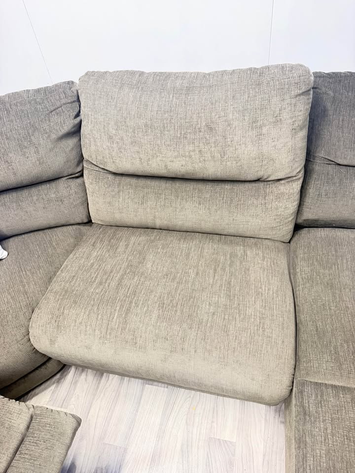 Ashley Furniture Brown Modular Power Reclining Sectional Couch