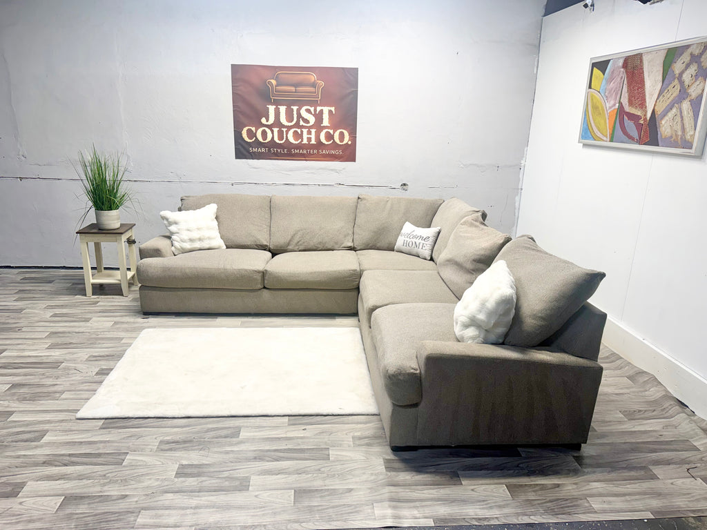 Broyhill Gray 3 Piece Sectional Couuch