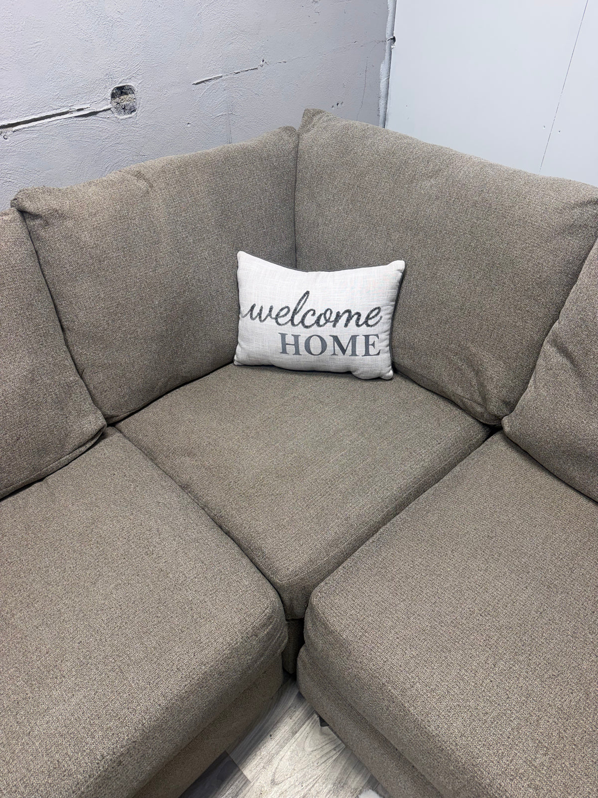 Broyhill Gray 3 Piece Sectional Couuch