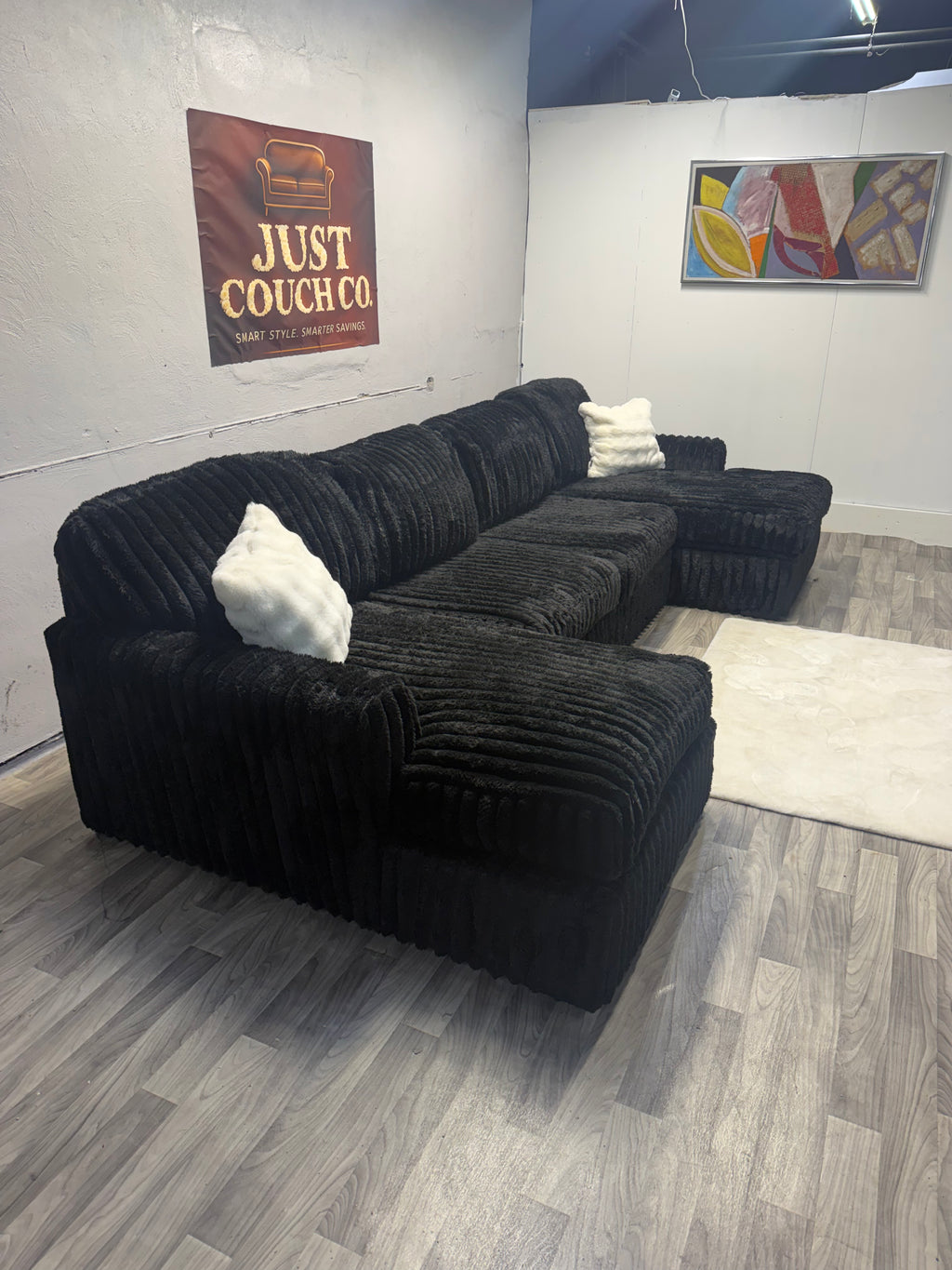 Ashley Furniture Midnight Madness 3 Piece Sectional Couch