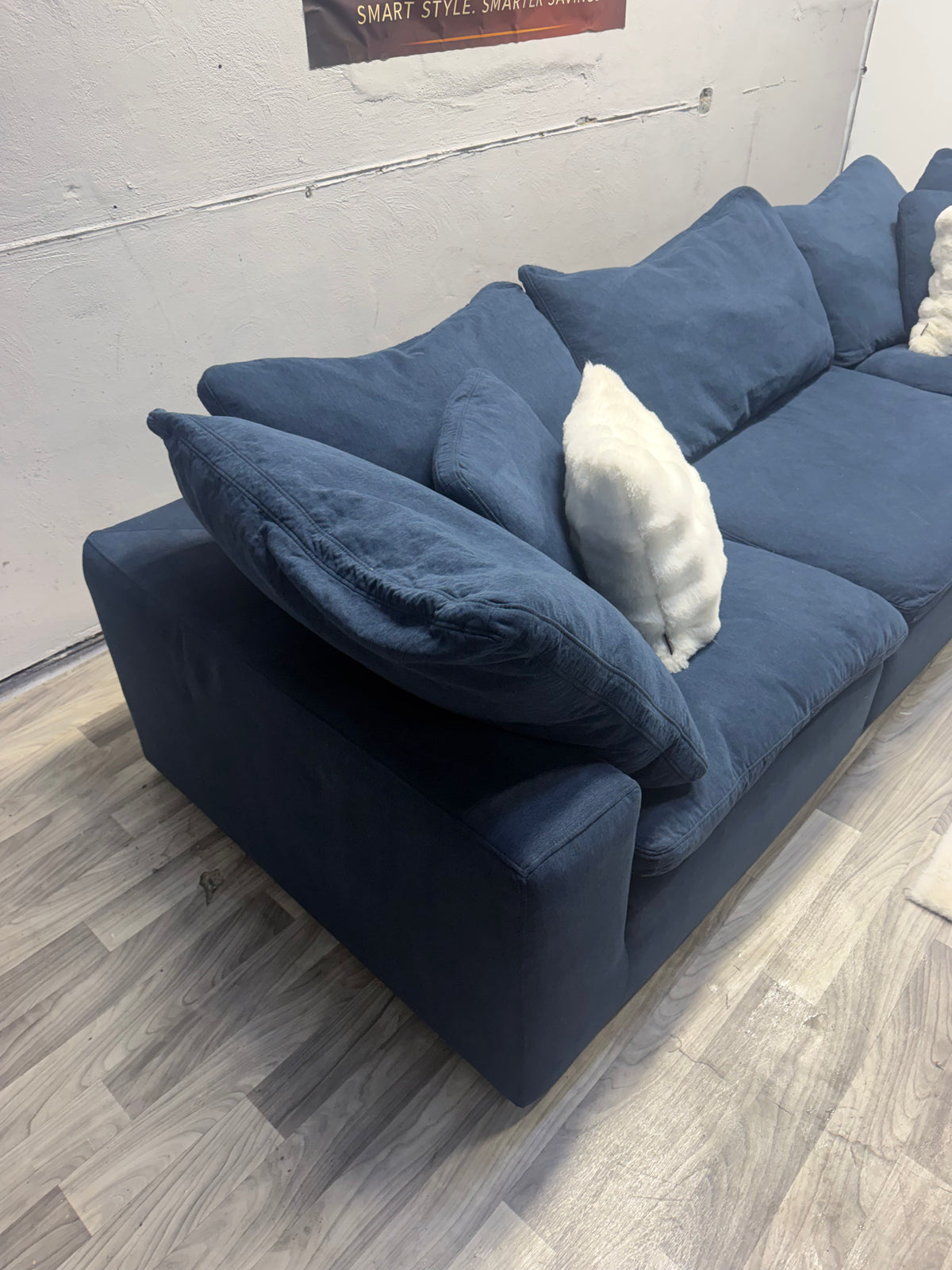 Bobs Furniture 3 Piece Modular Cloud Couch