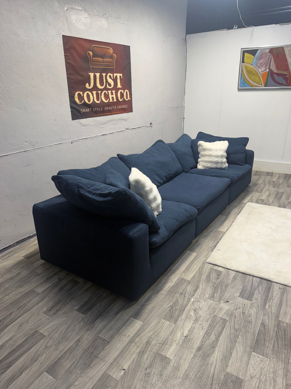 Bobs Furniture 3 Piece Modular Cloud Couch