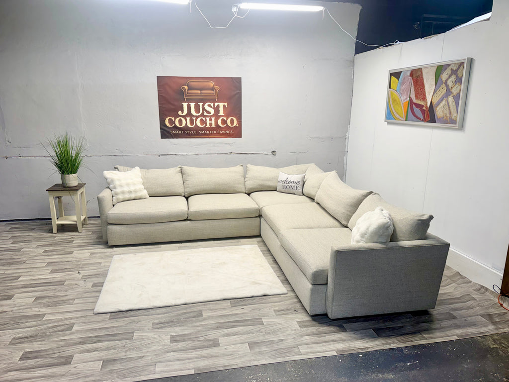 Crate & Barrel Lounge 3 Piece Sectional Couch