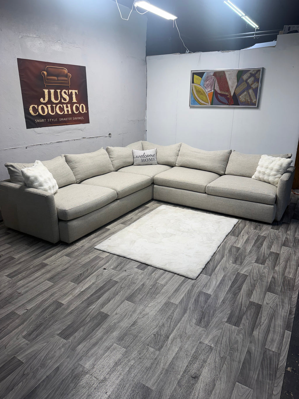 Crate & Barrel Lounge 3 Piece Sectional Couch