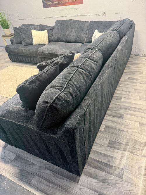 Ashley Furniture Rawcliffe Black Sectional Couch