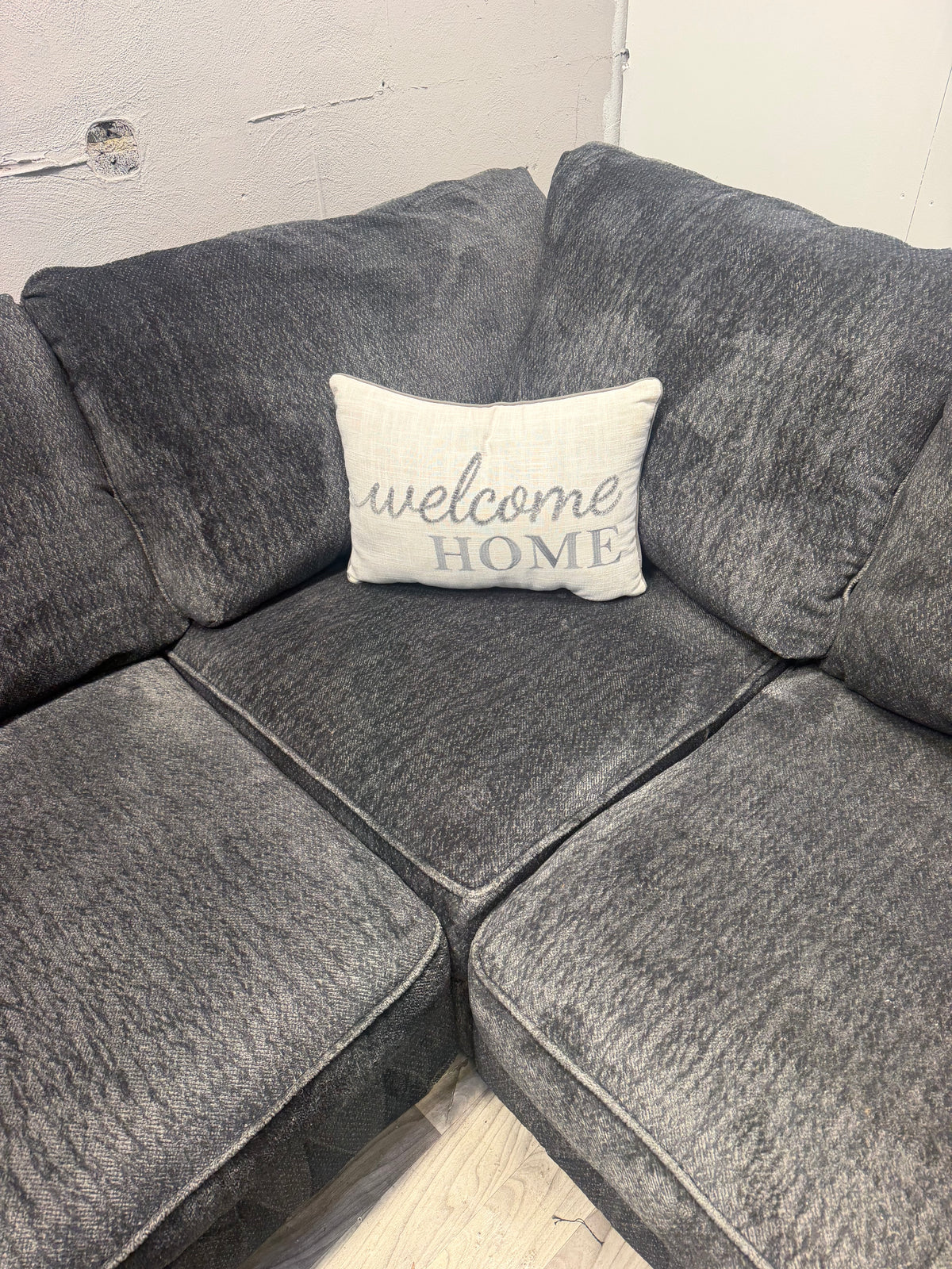 Ashley Furniture Rawcliffe Black Sectional Couch