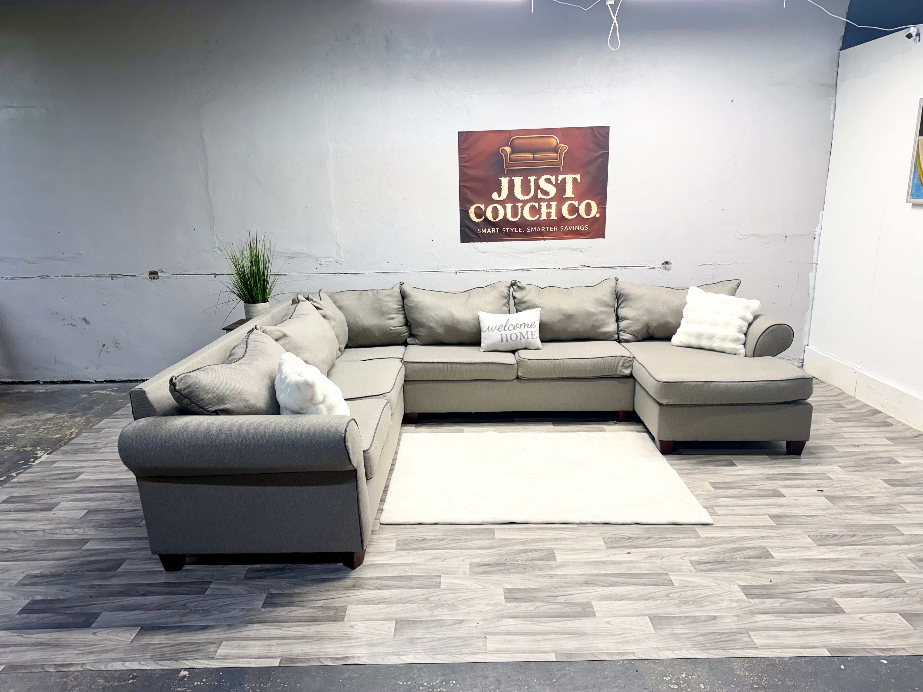 Ashley Furniture Gray 4 Piece Sectional Couch