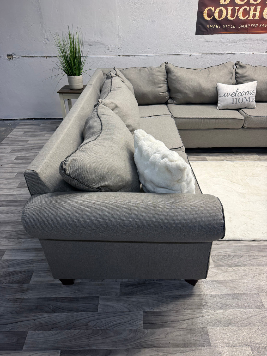 Ashley Furniture Gray 4 Piece Sectional Couch
