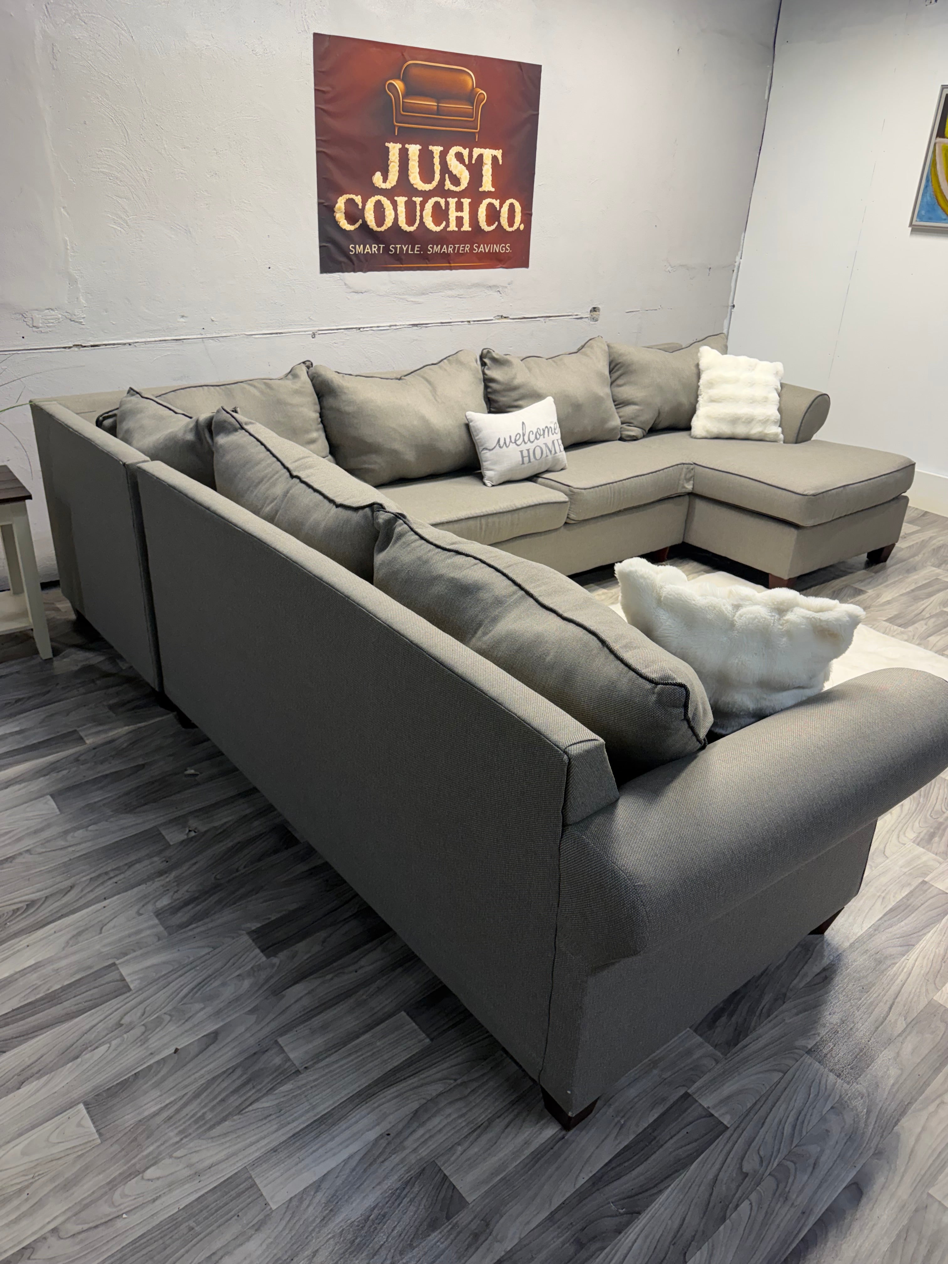 Ashley Furniture Gray 4 Piece Sectional Couch