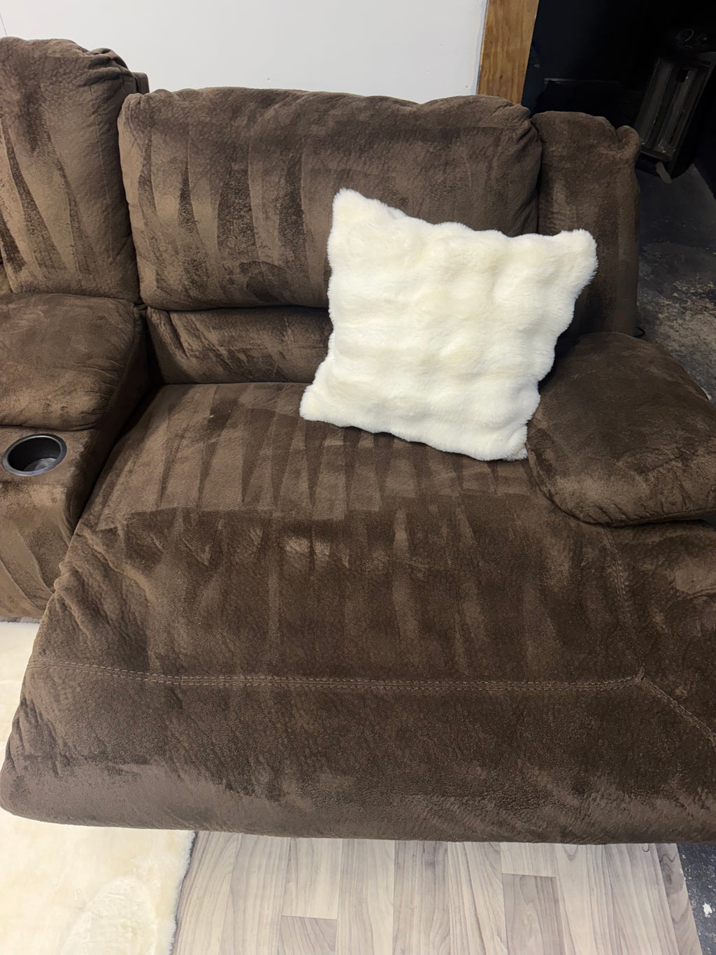Ashley Furniture Brown Modular Reclining Couch