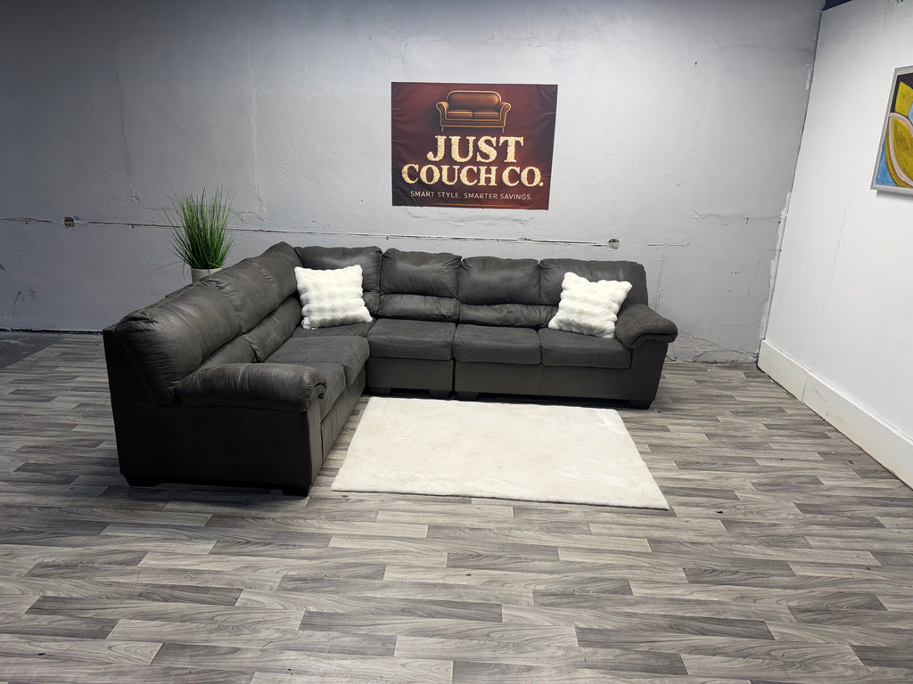 Ashley Furniture Gray 3 Piece Sectional Couch