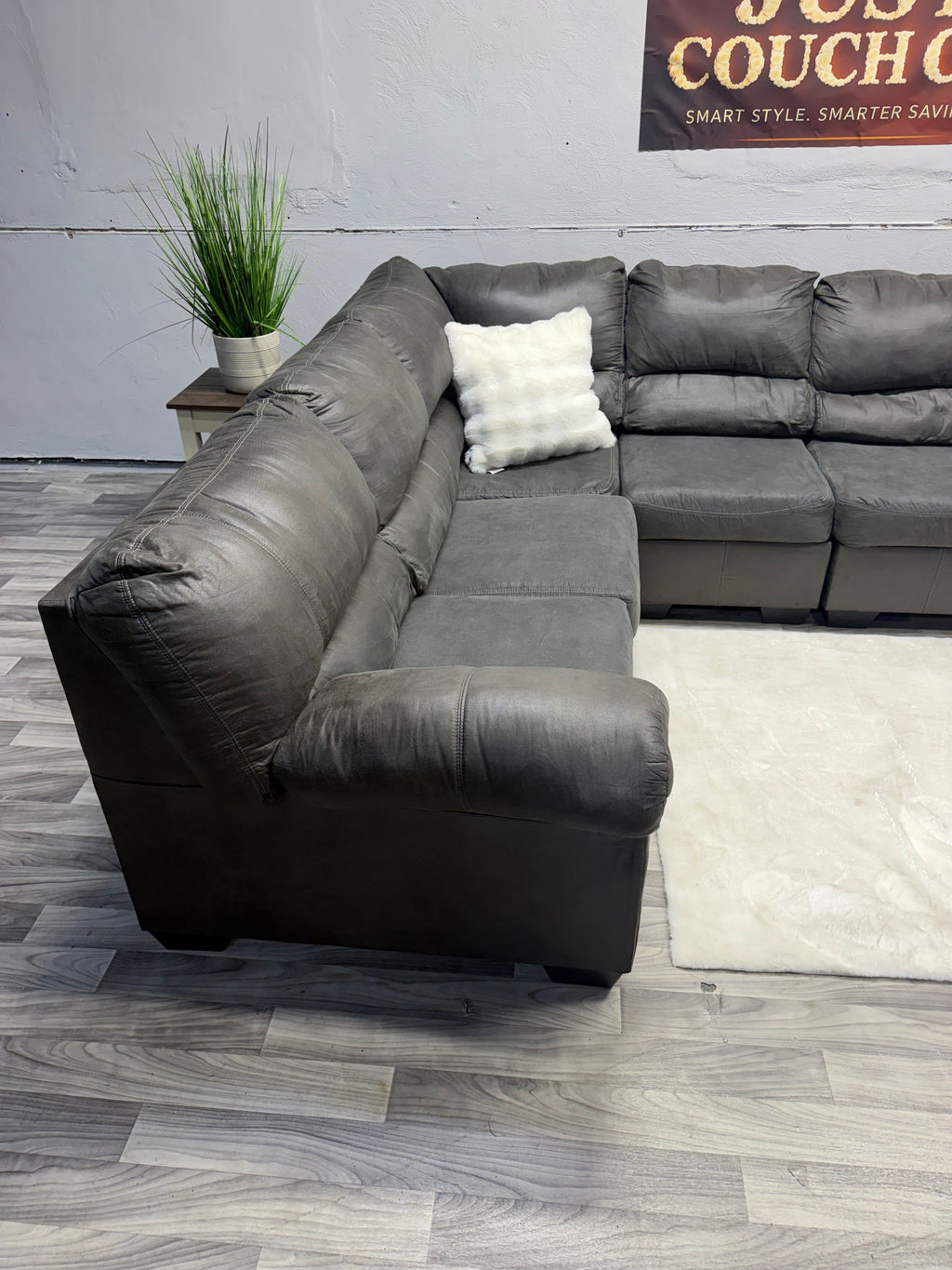 Ashley Furniture Gray 3 Piece Sectional Couch