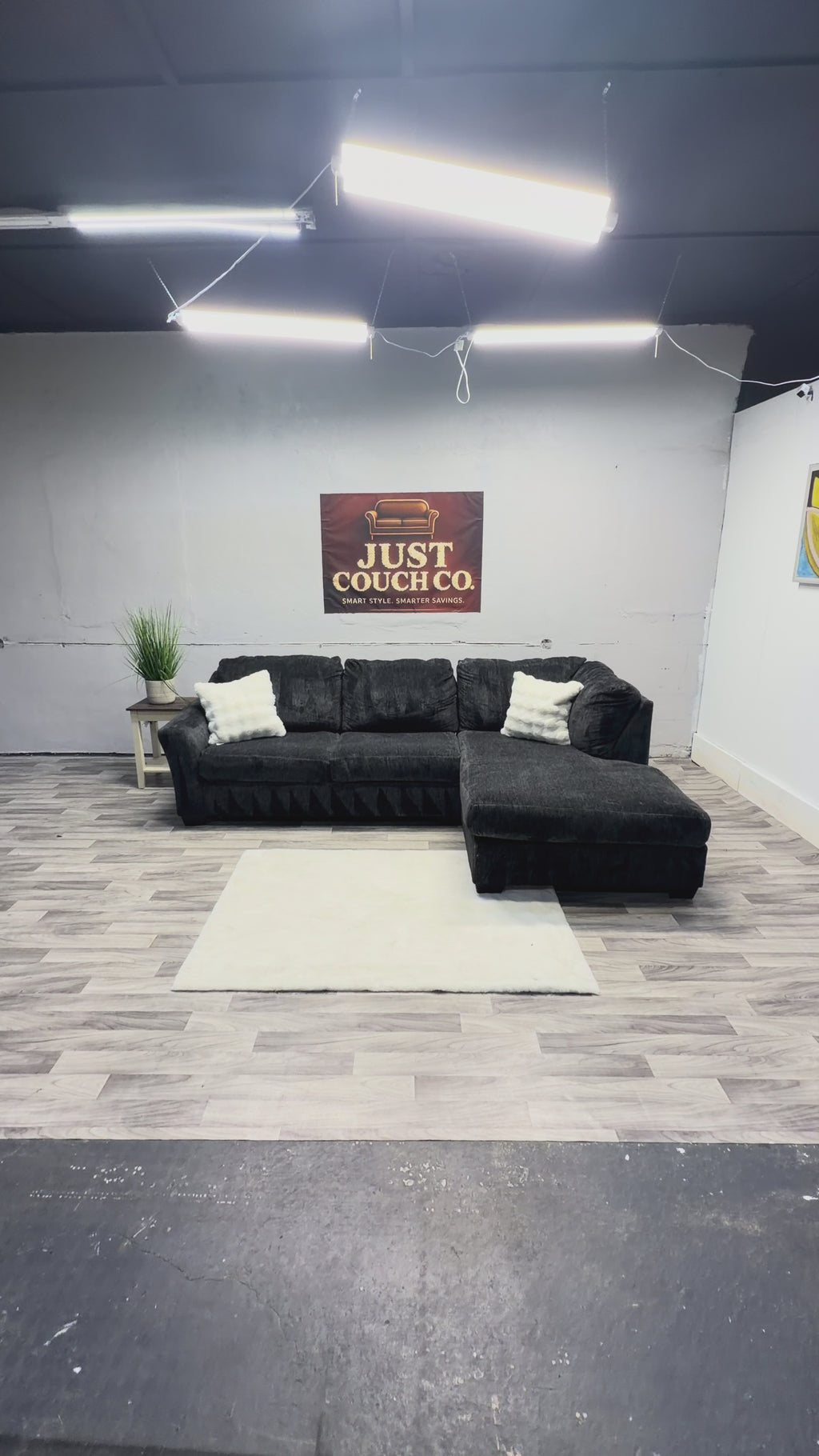 Ashley Furniture Biddeford Gray 2 Piece Sectional Couch