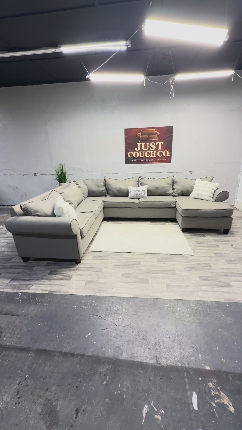 Ashley Furniture Gray 4 Piece Sectional Couch
