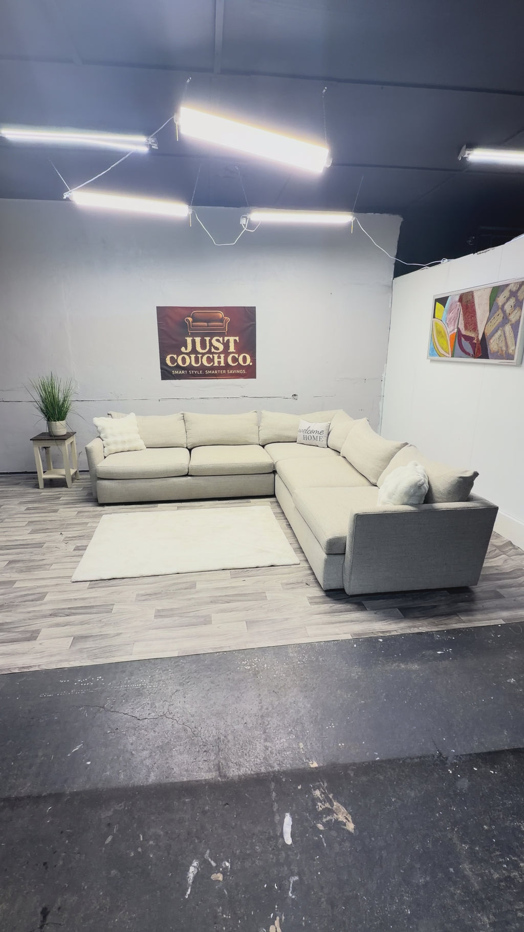 Crate & Barrel Lounge 3 Piece Sectional Couch